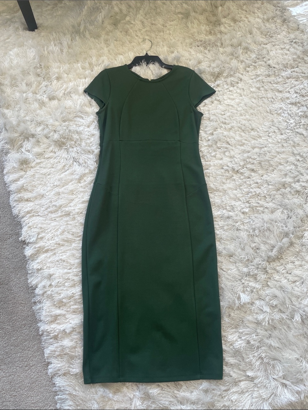 Felicity & Coco Deep Green Midi Sheath Dress